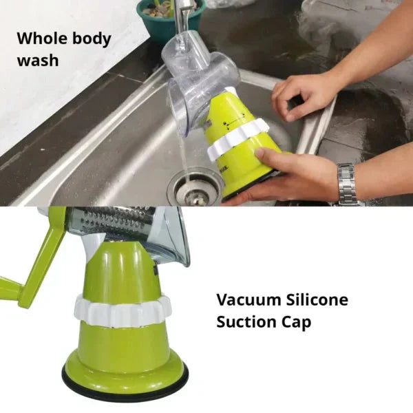 Manual Vegetable Cutter | Multifunctional Rotary Slicer