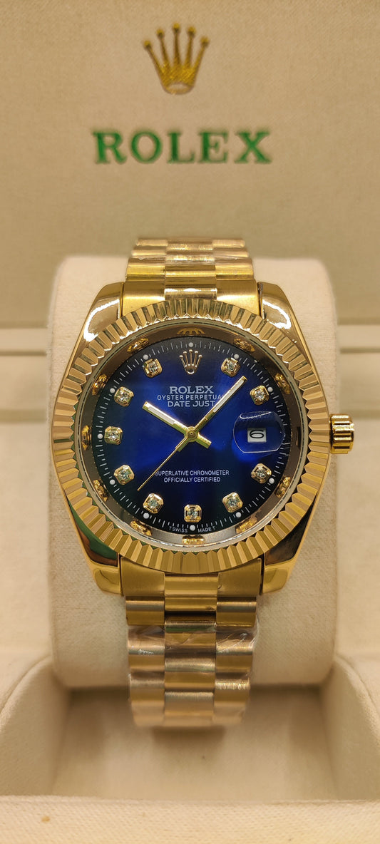 Automatic Date-just 36 Blue Dial