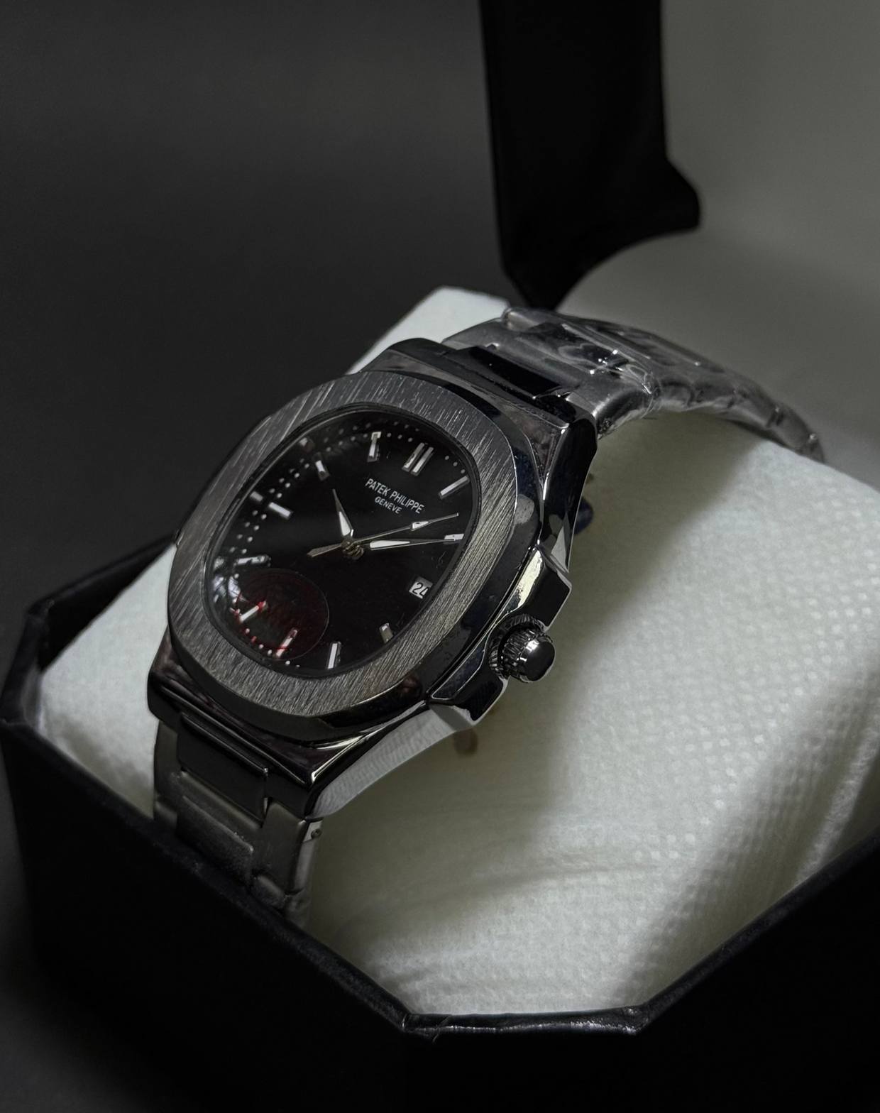 Black Patek Philippe Mate Surface