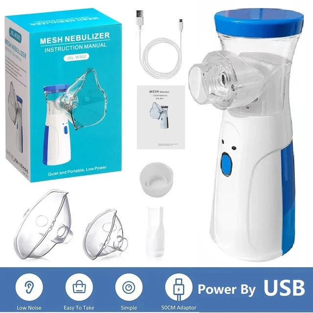 Portable Nebulizer Machine & Mask for Kids and Adults