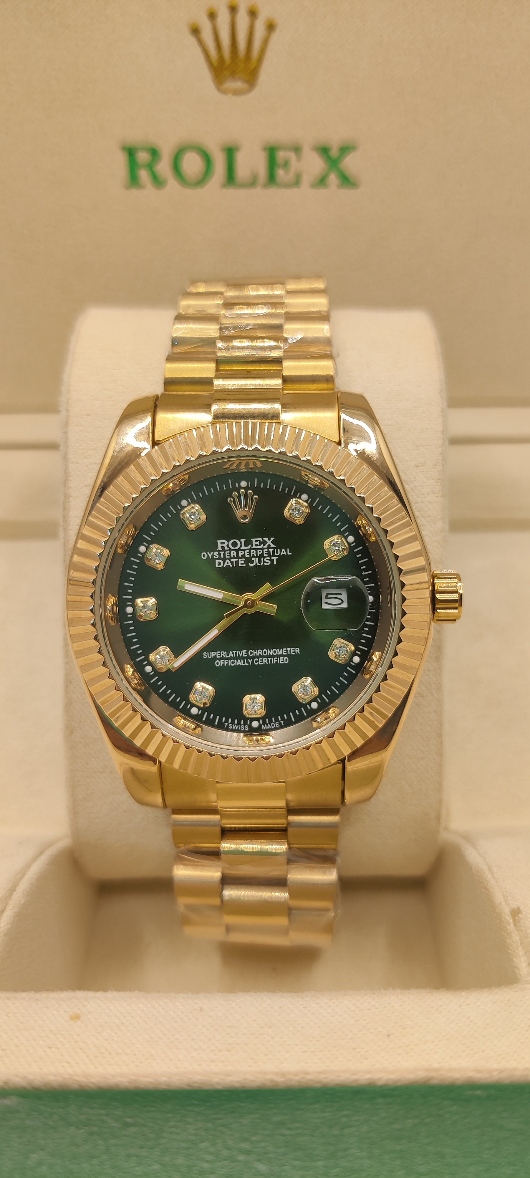 Automatic Date-just 36 Gareen Dial