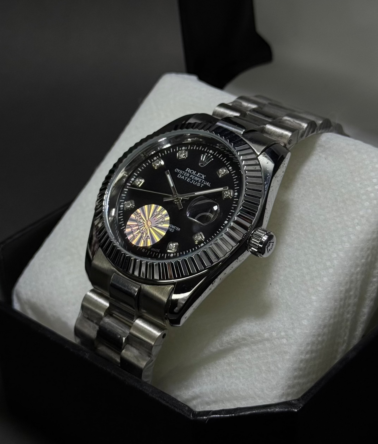 Rolex Oyster Black Date Only